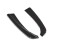 Heck Ansatz Flaps Diffusor passend für MERCEDES- BENZ C-KLASSE W205 COUPE AMG-LINE schwarz matt