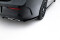 Heck Ansatz Flaps Diffusor passend für MERCEDES- BENZ C-KLASSE W205 COUPE AMG-LINE schwarz Hochglanz