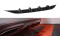 Heck Ansatz Diffusor für MERCEDES- BENZ C-KLASSE W205 COUPE AMG-LINE schwarz matt