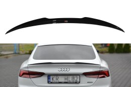 Heck Spoiler Aufsatz Abrisskante für Audi A5 S-Line F5 Sportback schwarz Hochglanz