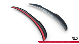Heck Spoiler Aufsatz Abrisskante V.1 passend für Audi A5 F5 Sportback schwarz Hochglanz
