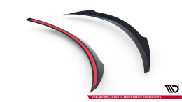 Heck Spoiler Aufsatz Abrisskante passend für Mercedes- Benz C Coupe AMG-Line C205 schwarz Hochglanz
