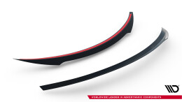 Heck Spoiler Aufsatz Abrisskante passend für Mercedes- Benz C Coupe AMG-Line C205 schwarz Hochglanz