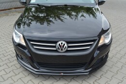 Cup Spoilerlippe Front Ansatz V.2 passend für VW PASSAT CC STANDARD schwarz Hochglanz