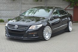 Cup Spoilerlippe Front Ansatz V.2 passend für VW PASSAT CC STANDARD schwarz Hochglanz