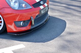 Cup Spoilerlippe Front Ansatz V.2 passend für Ford Fiesta ST Mk6 schwarz Hochglanz