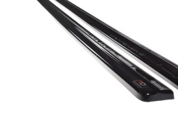 Street+ Seitenschweller Leisten passend für Ford Fiesta ST Mk6 schwarz Hochglanz