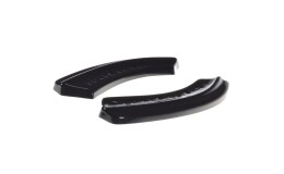 Heck Ansatz Flaps Diffusor passend für Ford Fiesta ST Mk6 schwarz Hochglanz