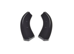 Heck Ansatz Flaps Diffusor passend für Ford Fiesta ST Mk6 schwarz Hochglanz