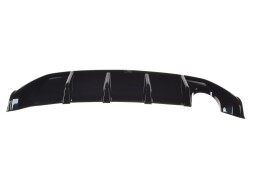Heck Ansatz Diffusor passend für Ford Fiesta ST Mk6 schwarz Hochglanz
