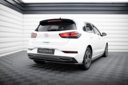 Heck Spoiler Aufsatz Abrisskante passend für HYUNDAI I30 MK3 HATCHBACK schwarz Hochglanz