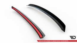 Heck Spoiler Aufsatz Abrisskante passend für HYUNDAI I30 MK3 HATCHBACK schwarz Hochglanz