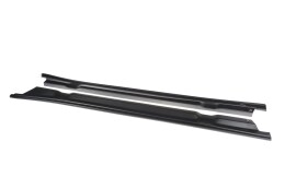 Seitenschweller Ansatz Cup Leisten für NISSAN GT-R vor Facelift COUPE (R35-SERIES) schwarz Hochglanz