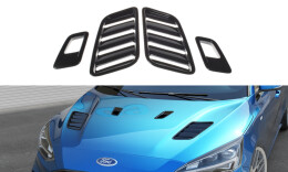Motor Hauben Luftschlitze für Ford Focus ST-Line / ST Mk4 Carbon Look
