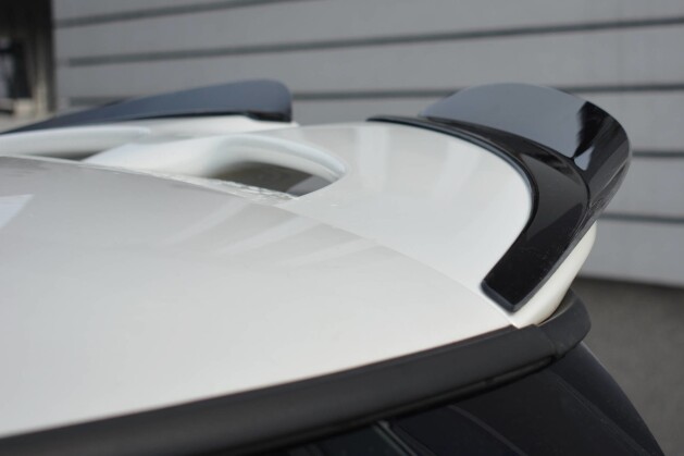 Heck Spoiler Aufsatz Abrisskante für MINI COOPER S MK3 vor Facelift 3-Türer (F56) schwarz Hochglanz
