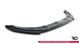 Cup Spoilerlippe Front Ansatz passend für MINI COOPER S MK3 vor Facelift 3-Türer (F56) schwarz Hochglanz