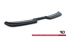 Mittlerer Cup Diffusor Heck Ansatz passend für MINI COOPER S MK3 vor Facelift 3-Türer (F56) schwarz Hochglanz