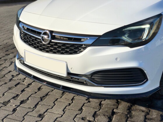 Cup Spoilerlippe Front Ansatz V.1 für Opel ASTRA K OPC-LINE schwarz H,  199,00 €