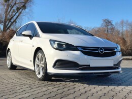 Seitenschweller Ansatz Cup Leisten für Opel ASTRA K OPC-LINE schwarz Hochglanz