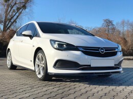Seitenschweller Ansatz Cup Leisten passend für OPEL ASTRA K OPC-LINE schwarz Hochglanz