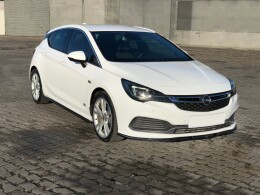 Seitenschweller Ansatz Cup Leisten passend für OPEL ASTRA K OPC-LINE schwarz Hochglanz