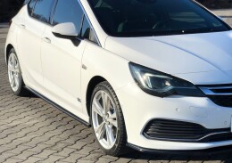 Street+ Seitenschweller Leisten passend für Opel Astra K OPC-LINE schwarz Hochglanz