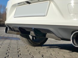 Heck Ansatz Diffusor passend für OPEL ASTRA K OPC-LINE schwarz Hochglanz