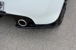 Heck Ansatz Flaps Diffusor für Renault CLIO MK3 RS FL schwarz Hochglanz