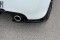 Heck Ansatz Flaps Diffusor passend für RENAULT CLIO MK3 RS FACELIFT schwarz Hochglanz