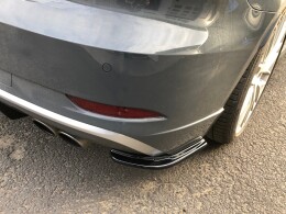 Street+ Heck Ansatz Flaps passend für Audi S3 8V FL schwarz Hochglanz