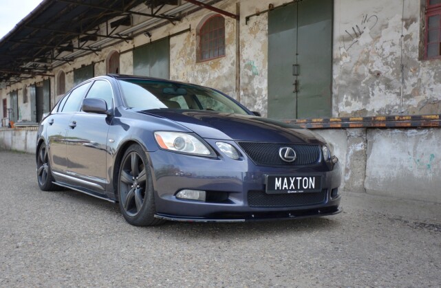 Cup Spoilerlippe Front Ansatz V.1 passend für LEXUS GS MK.3 schwarz Hochglanz
