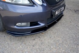 Cup Spoilerlippe Front Ansatz V.1 passend für LEXUS GS MK.3 schwarz Hochglanz