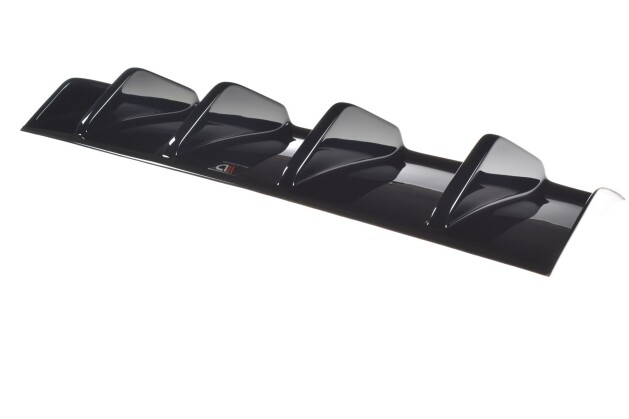 Heck Ansatz Diffusor passend für Audi RS3 8V FL Limousine schwarz Hochglanz