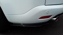 Heck Ansatz Flaps Diffusor für Ford S-Max Titanium Mk1 FL schwarz Hochglanz