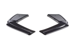 Heck Ansatz Flaps Diffusor passend für ALFA ROMEO GIULIA VELOCE schwarz Hochglanz