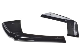 Heck Ansatz Flaps Diffusor passend für ALFA ROMEO GIULIA VELOCE schwarz Hochglanz