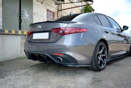 Heck Ansatz Diffusor passend für ALFA ROMEO GIULIA...