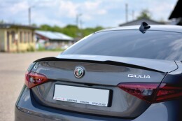 Heck Spoiler Aufsatz Abrisskante für ALFA ROMEO GIULIA VELOCE schwarz matt