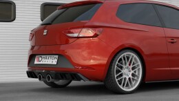 Heck Ansatz Diffusor V.2 passend für Seat Leon Cupra...