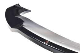 Cup Spoilerlippe Front Ansatz V.2 passend für TESLA MODEL X schwarz Hochglanz