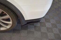 Heck Ansatz Flaps Diffusor V.1 passend für TESLA MODEL X schwarz Hochglanz