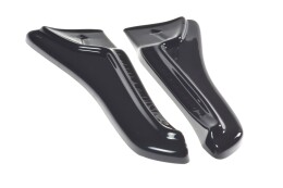 Heck Ansatz Flaps Diffusor V.1 passend für TESLA MODEL X schwarz Hochglanz