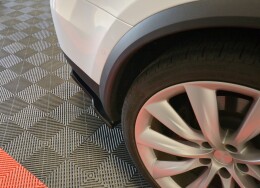 Heck Ansatz Flaps Diffusor V.2 passend für TESLA MODEL X schwarz Hochglanz