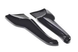 Heck Ansatz Flaps Diffusor V.2 passend für TESLA MODEL X schwarz Hochglanz