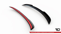 Heck Spoiler Aufsatz Abrisskante V.1 passend für TESLA MODEL X schwarz Hochglanz