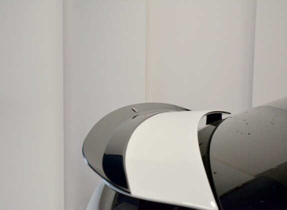 Heck Spoiler Aufsatz Abrisskante V.2 passend für TESLA MODEL X schwarz Hochglanz