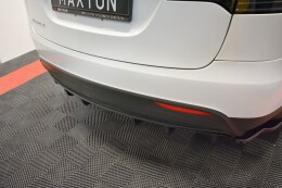 Heck Ansatz Diffusor passend für TESLA MODEL X schwarz Hochglanz