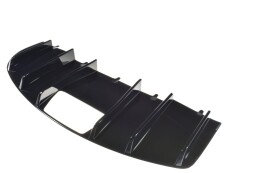Heck Ansatz Diffusor passend für TESLA MODEL X schwarz Hochglanz