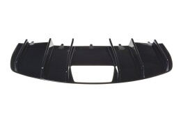 Heck Ansatz Diffusor passend für TESLA MODEL X schwarz Hochglanz