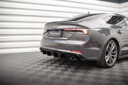 Heck Ansatz Diffusor passend für Audi S5 F5 Coupe /...